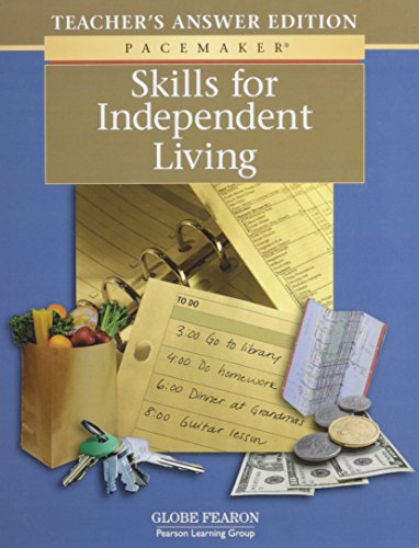 PACEMAKER SKILLS FOR INDEPENDENT LIVING TEACHER'S ANSWER EDITION 2002C