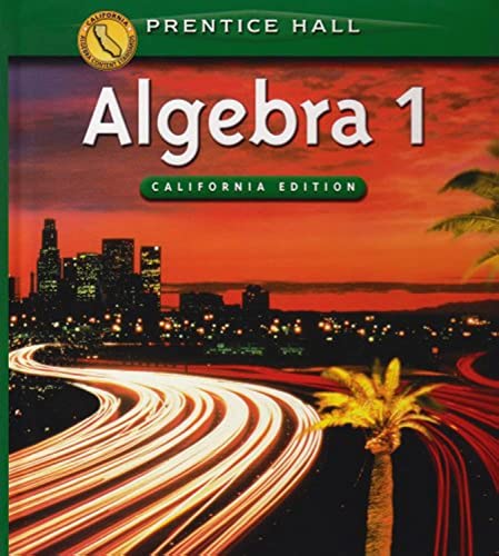 Algebra 1 (California Edition)