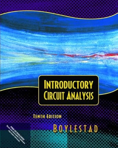 Cover of Introductory Circuit Analysis (10th Edition) by Boylestad, Robert L., hardcover Book