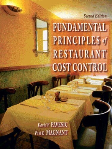 Fundamental Principles Of Restaurant Cost Control