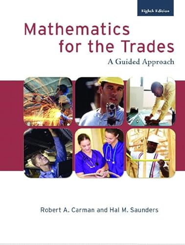 Mathematics for the Trades: A Guided Approach