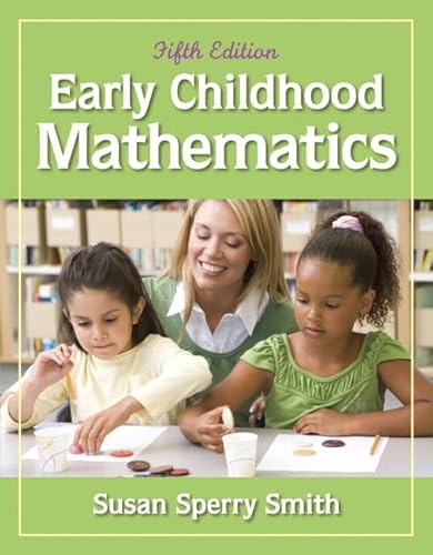Cover of Early Childhood Mathematics by Smith, Susan Sperry, Paperback Book