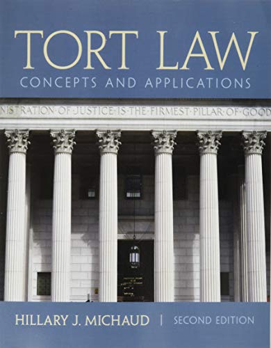 Tort Law: Concepts and Applications