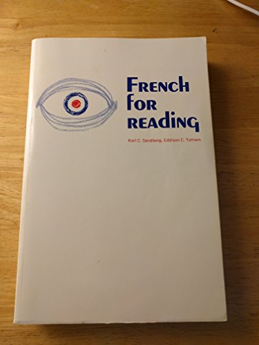 Cover of French for Reading by Eddison C. Tatham, paperback Book