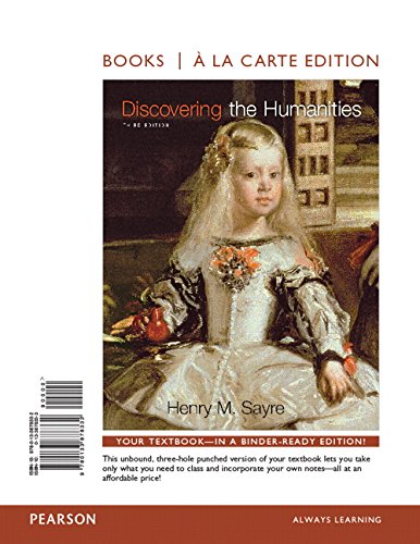 Discovering the Humanities -- Books a la Carte (3rd Edition)