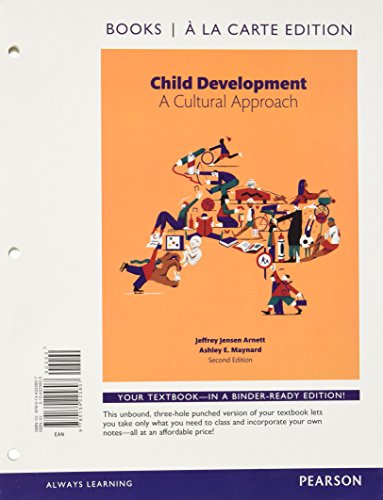 Child Development: A Cultural Approach -- Books a la Carte