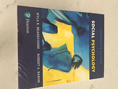 Social Psychology (14th Edition)