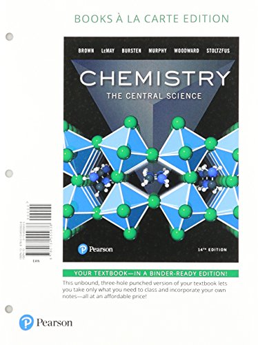 Chemistry: The Central Science, Books a la Carte Plus Mastering Chemistry with Pearson eText -- Access Card Package (14th Edition)
