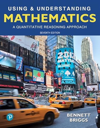 Using & Understanding Mathematics: A Quantitative Reasoning Approach