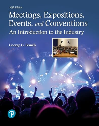 Meetings, Expositions, Events, and Conventions: An Introduction to the Industry