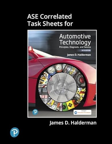 ASE Correlated Task Sheets for Automotive Technology: Principles, Diagnosis, and Service