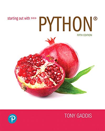 Starting Out with Python [RENTAL EDITION]