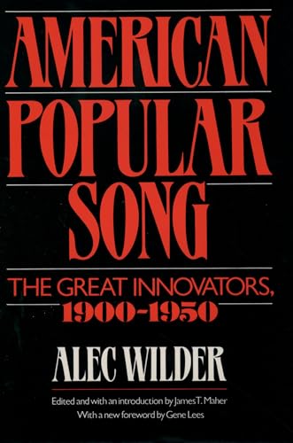 American Popular Song: The Great Innovators, 1900-1950