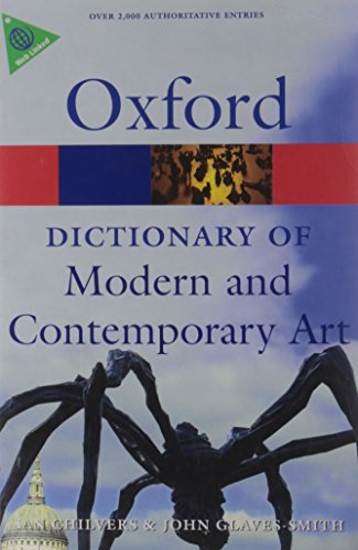 A Dictionary of Modern and Contemporary Art (Oxford Quick Reference)
