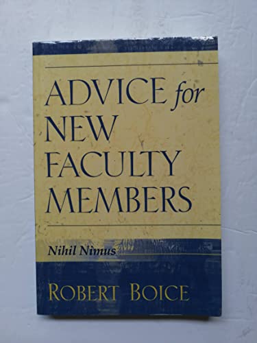 Advice for New Faculty Members