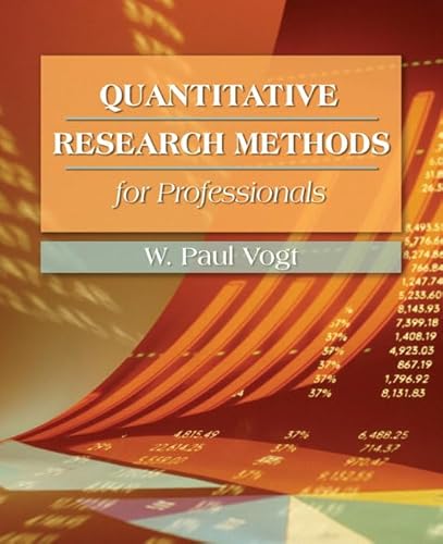 Quantitative Research Methods for Professionals