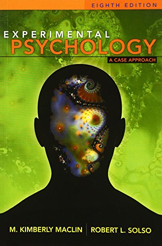 Experimental Psychology: A Case Approach