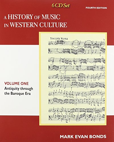 CD Set Volume I for A History of Music in Western