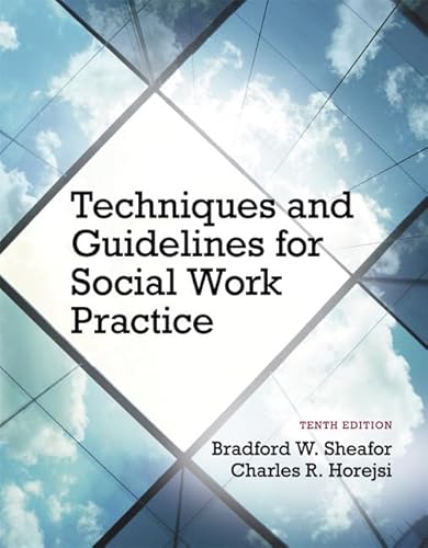 Techniques and Guidelines for Social Work Practice