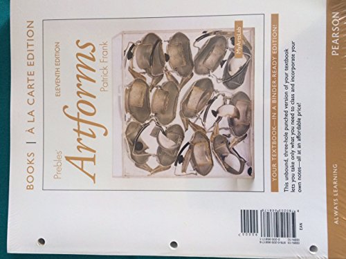 Prebles' Artforms -- Books a la Carte (11th Edition)