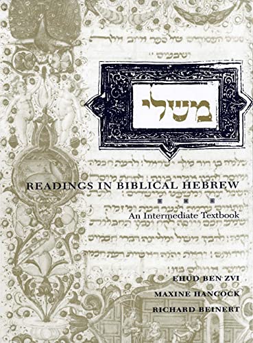 Cover of Readings in Biblical Hebrew: An Intermediate Textbook (Yale Language Series) by Ben Zvi, Ehud, Hardcover Book