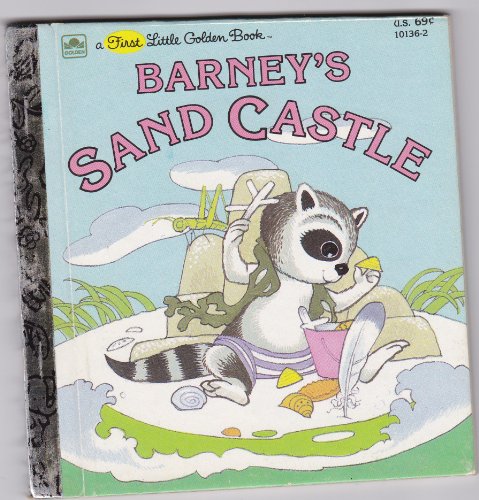 Barney's Sand Castle (First Little Golden Book)