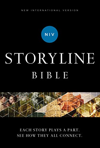 NIV, Storyline Bible, Hardcover, Comfort Print: Each Story Plays a Part. See How They All Connect.