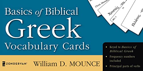 Basics of Biblical Greek Vocabulary Cards (The Zondervan Vocabulary Builder Series)