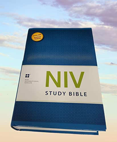 NIV Study Bible, Hardcover, Red Letter Edition