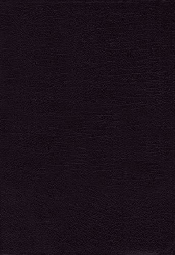 KJV, Amplified, Parallel Bible, Large Print, Bonded Leather, Black, Red Letter Edition: Two Bible Versions Together for Study and Comparison