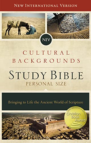 NIV, Cultural Backgrounds Study Bible, Personal Size, Hardcover, Red Letter: Bringing to Life the Ancient World of Scripture