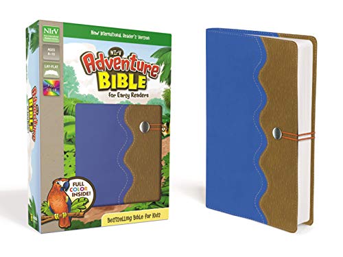 NIrV, Adventure Bible for Early Readers, Leathersoft, Blue/Tan, Full Color