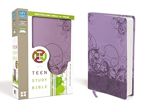 NIV, Teen Study Bible, Leathersoft, Purple