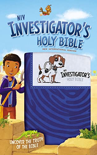 NIV, Investigator's Holy Bible, Leathersoft, Blue: Uncover the Truth of the Bible