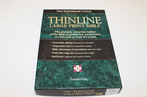 Thinline Large Print Bible, New International Version, English