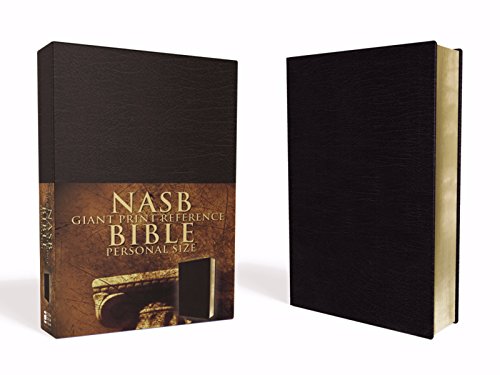 NASB Giant Print Reference Bible, Personal Size