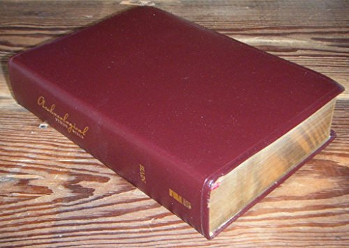 Archaeological Study Bible: An Illustrated Walk Through Biblical History and Culture (Burgundy)