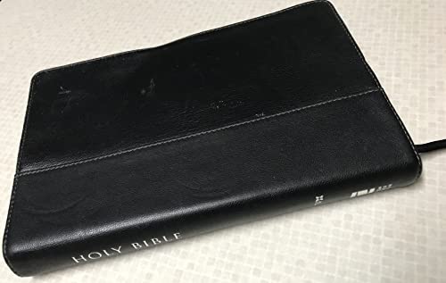 NIV Thinline Bible, Renaissance Fine Leather, Ebony