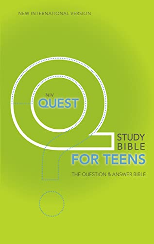 NIV, Quest Study Bible for Teens, Hardcover: The Question and Answer Bible