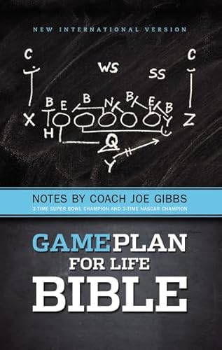 NIV, Game Plan for Life Bible, Hardcover: Notes by Joe Gibbs
