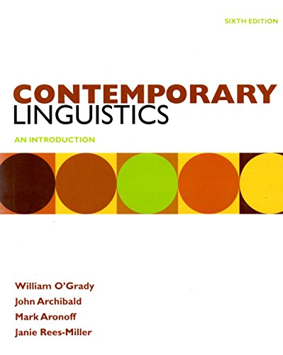 Contemporary Linguistics