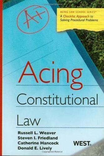 Acing Constitutional Law (Acing Law School)