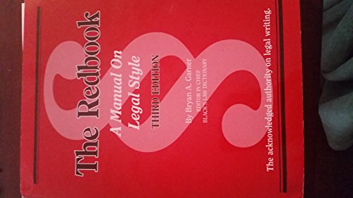 The Redbook: A Manual on Legal Style (Coursebook)