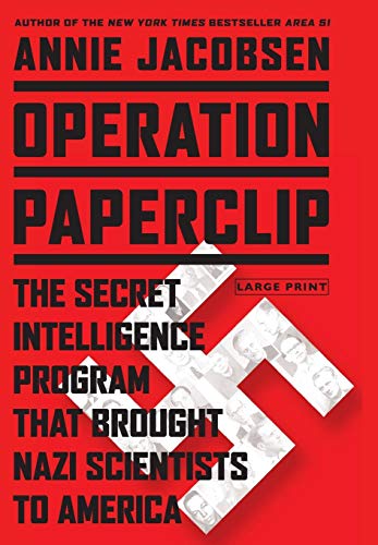 Cover of Operation Paperclip: The Secret Intelligence Program That Brought Nazi Scientists to America by Jacobsen, Annie, hardcover Book