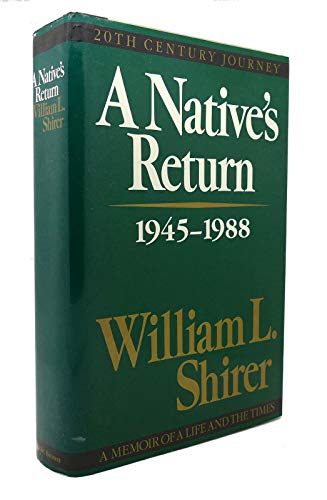 A Native's Return, 1945-1988 (20th Century Journey)