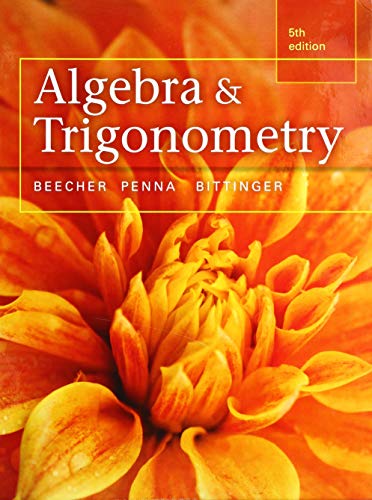 Algebra and Trigonometry