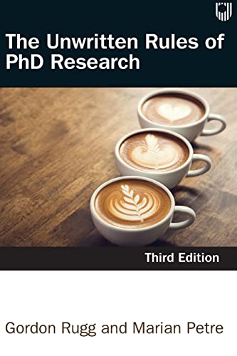 The Unwritten Rules of PHD Research