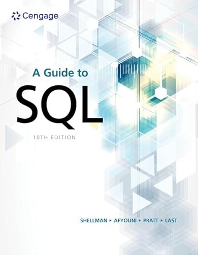 A Guide to SQL (MindTap Course List)