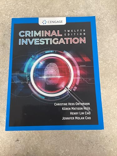 Criminal Investigation (MindTap Course List)