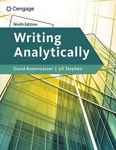 Writing Analytically